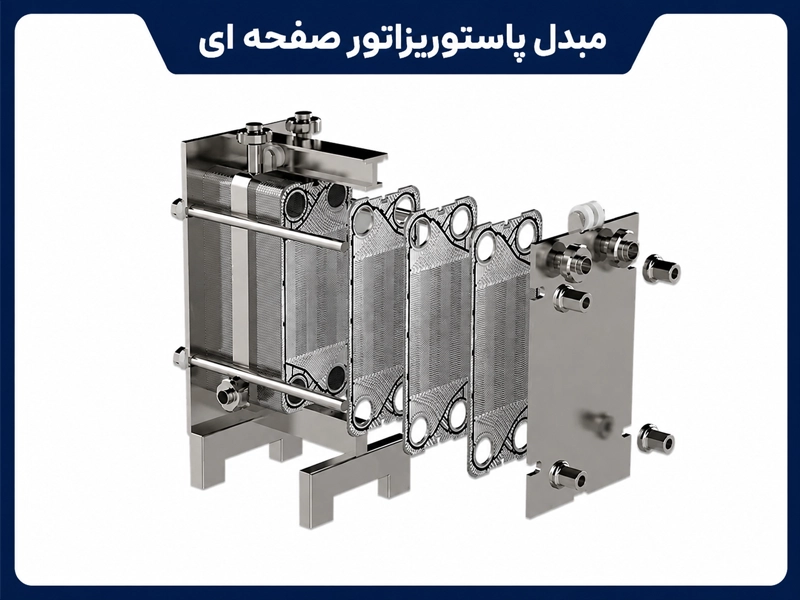 مبدل حرارتی پاستوریزاتور صفحه ای یا پلیتی